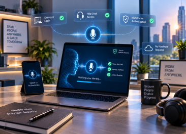 Voice Biometrics for Remote & Hybrid Workforce Security